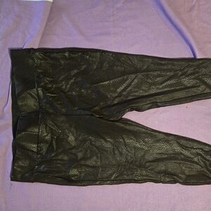 Torrid Black Textured Leggings